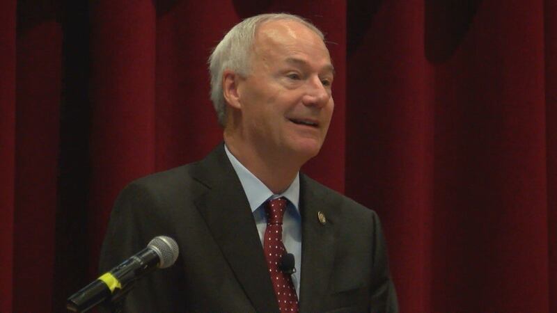 Gov. Asa Hutchinson spoke Wednesday about the use of Blockchain technology in the state's...