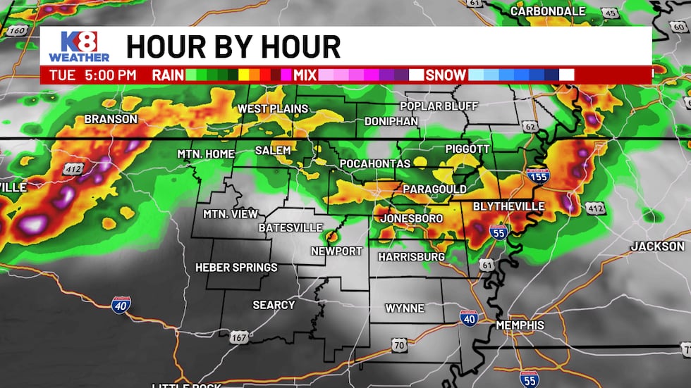 FIRST ALERT: Gusty winds, flash flooding possible