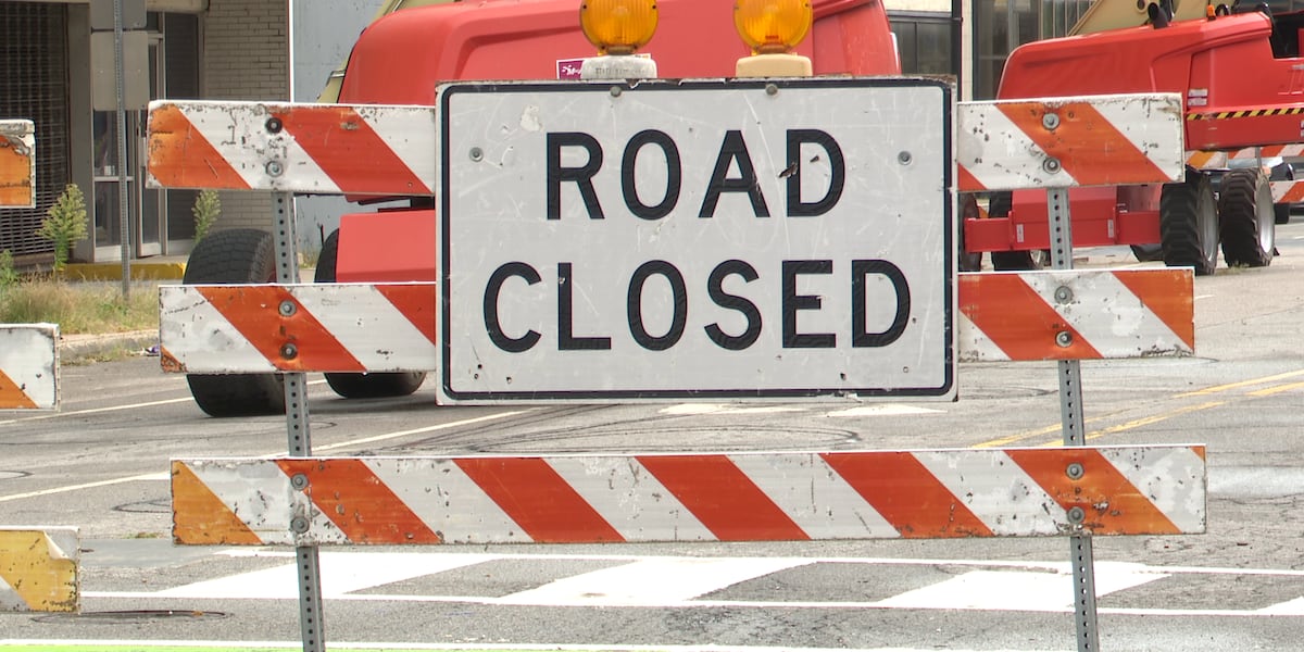 Road closure scheduled for city maintenance