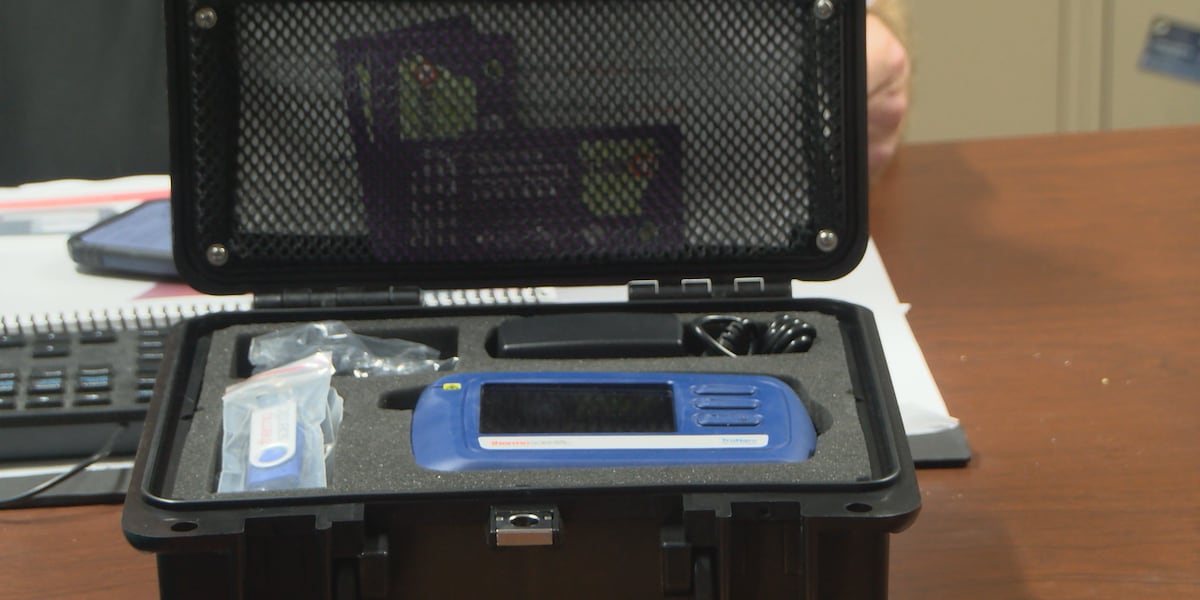 Police Check Kit New equipment to help police with drug testing