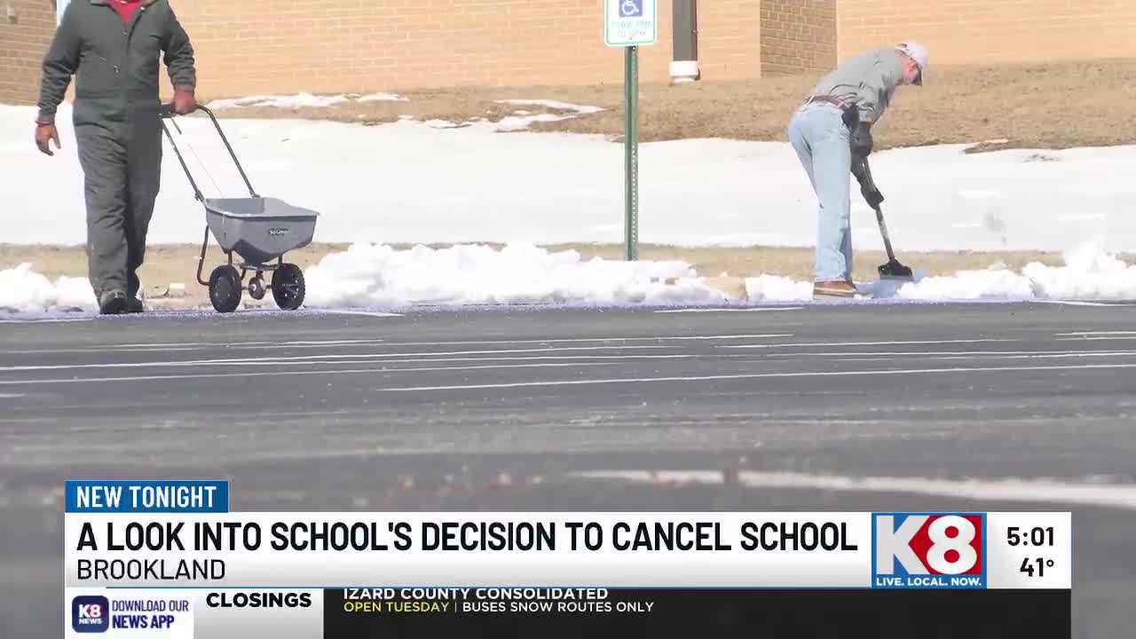 Brookland schools weigh safety concerns amid icy road conditions