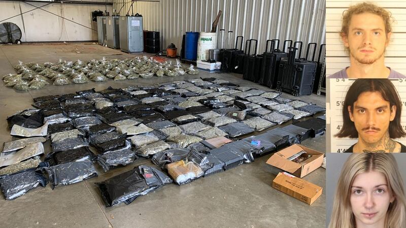 The drugs found and arrests made on May 19.