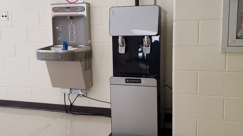 New Hanover County Schools has installed bottle-less reverse osmosis water coolers at its...