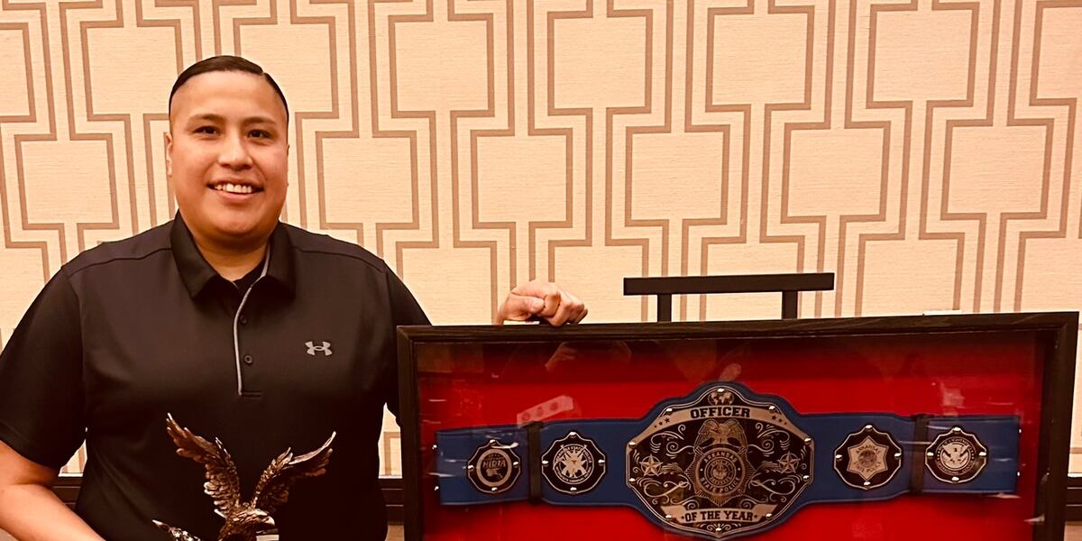 Dustin Morgan Asp ASP recognized for drug interceptions