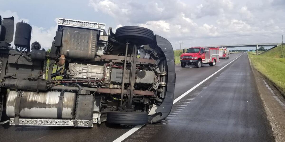 Crash At R555 Rollover crash shuts down Interstate 555