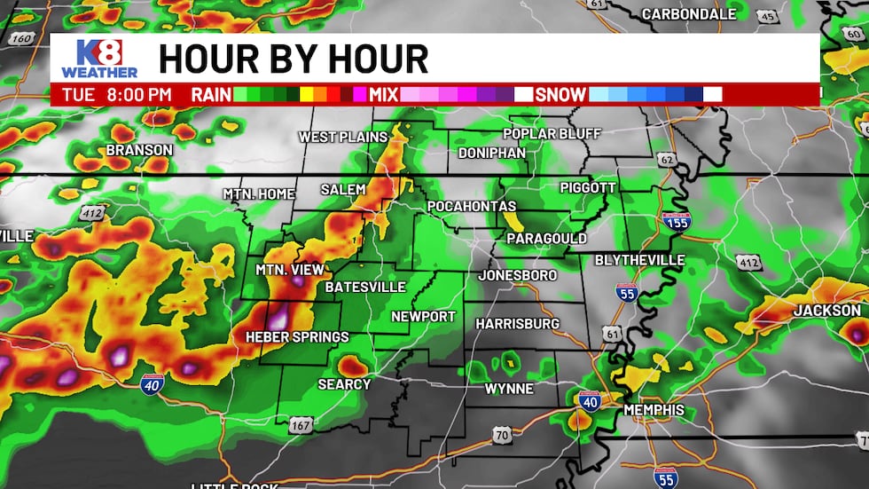 FIRST ALERT: Gusty winds, flash flooding possible