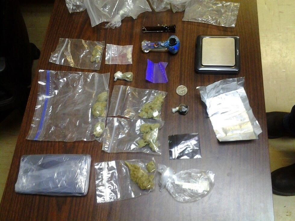 Drugs located during weekend traffic stop
