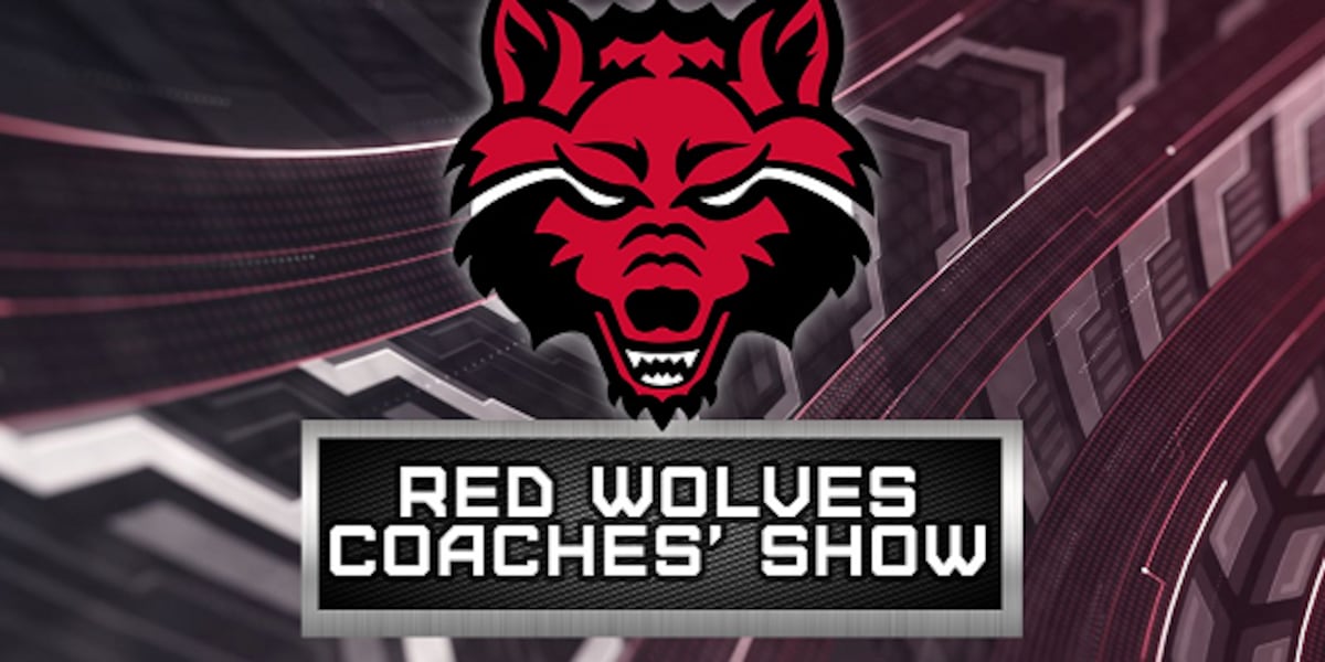 Watch the Red Wolves Coaches Show Sunday at 10:35pm on KAIT
