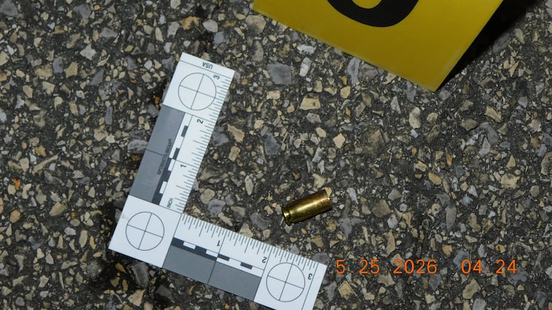 The sheriff said the home had been hit by at least six bullets.