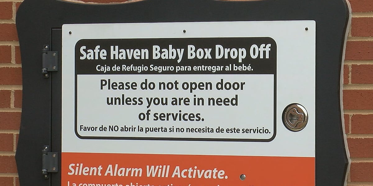 Baby Rescue Box Newborn rescued from Safe Haven Baby Box