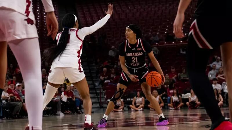 The Red Wolves went on the road and beat Arkansas Sunday afternoon in Fayetteville.