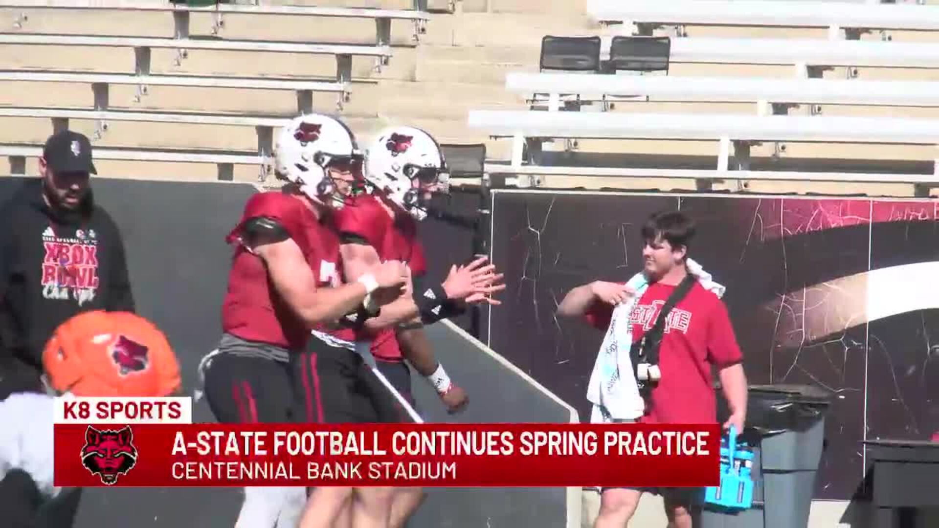 Arkansas State football back on the field after Spring Break Arkansas State football back on the field after Spring Break