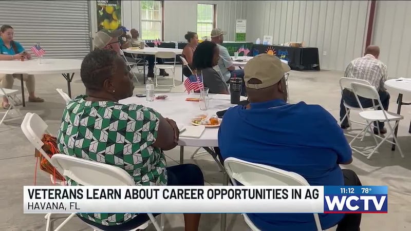 The free workshop connected veterans with agricultural resources and industry experts.