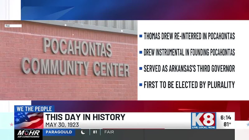 A Lawrence County judge who was instrumental in the founding of Pocahontas and served as...