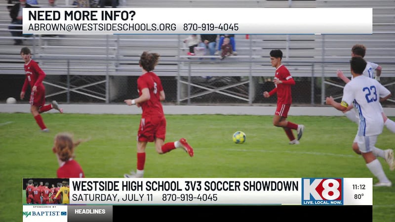 The first-ever Westside High School 3V3 Soccer Showdown kicks off this Saturday.