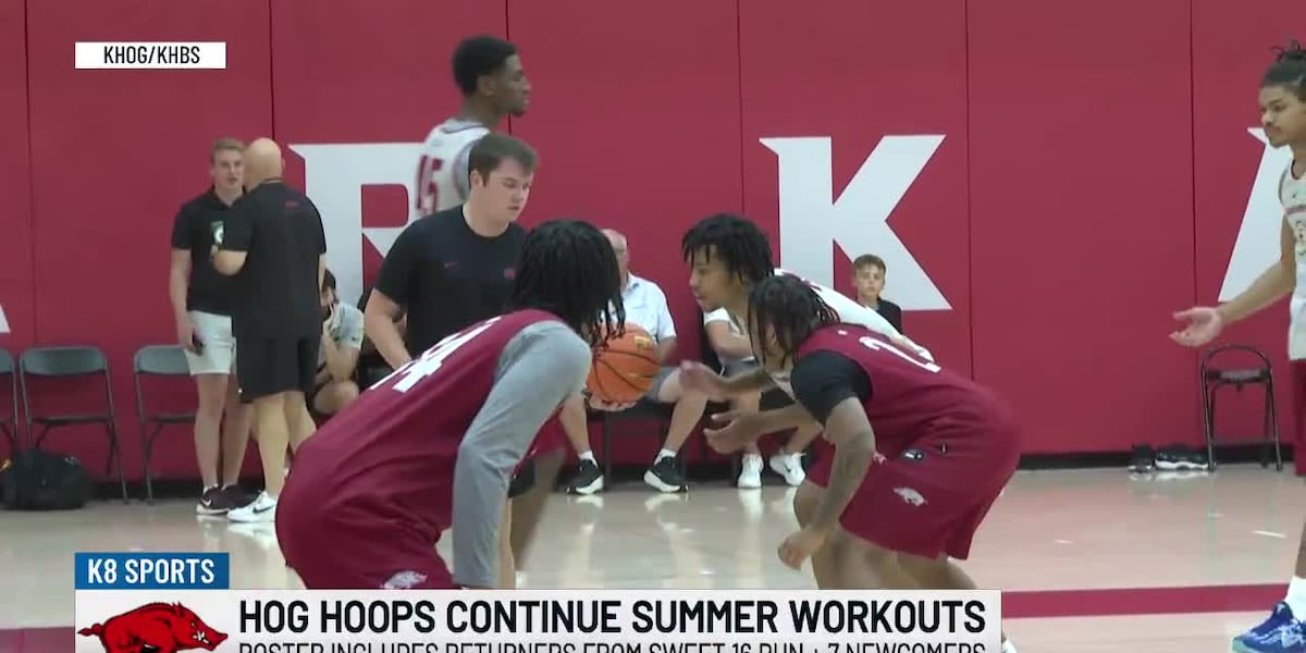 Arkansas men's basketball holds open summer workout