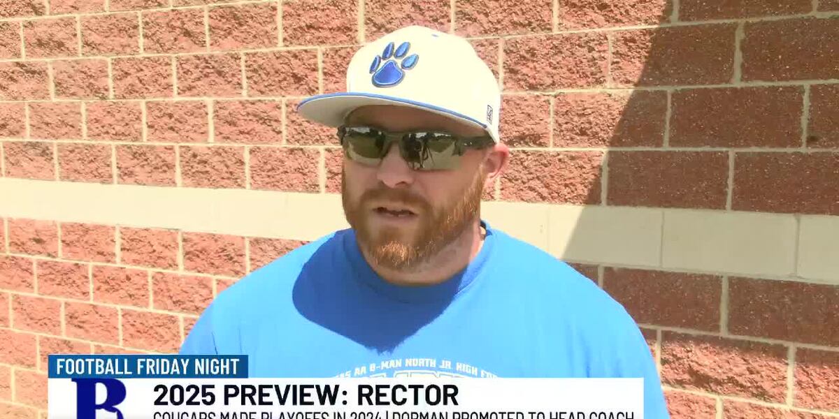Ron Rector Football Player 2025 Football Friday Night preview: Rector