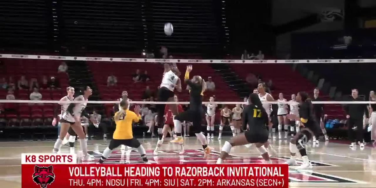 Arkansas State volleyball heading to Razorback Invitational